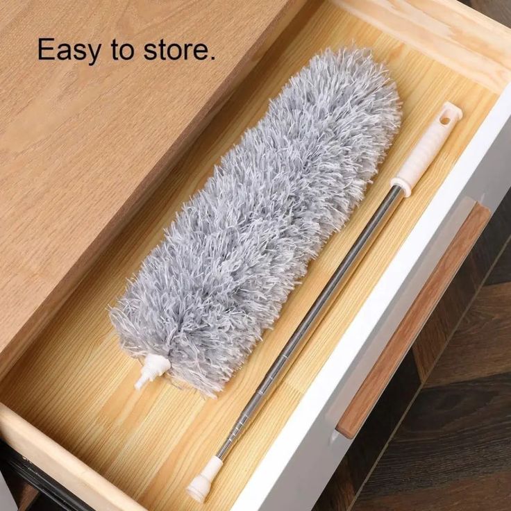 Extendable Microfiber Duster for Home & Car – Washable, Reusable, Telescopic Handle