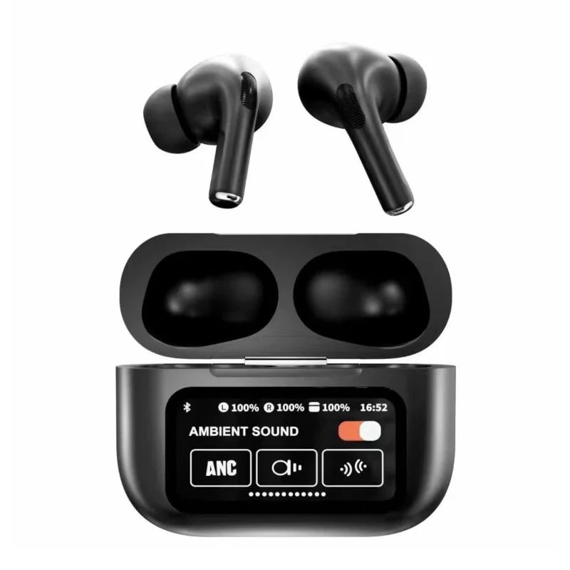 🎧 A9 PRO Wireless Earbuds – Smart Display & Dual Noise Cancellation