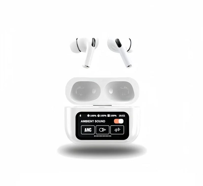 🎧 A9 PRO Wireless Earbuds – Smart Display & Dual Noise Cancellation