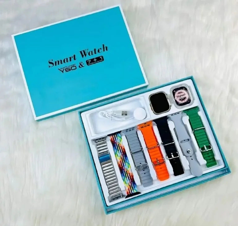 Y60 Smart Watch new sports Edition – 7 Straps | Full TouchScreen | Waterproof