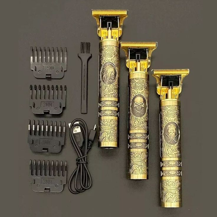 DragonEdge T9 Pro Beard & Hair Trimmer – Zero Gap Blades, Vintage Salon Quality