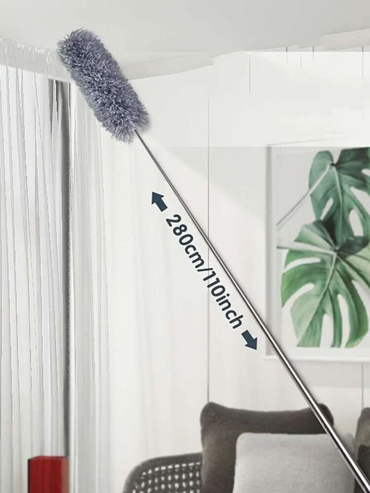 Extendable Microfiber Duster for Home & Car – Washable, Reusable, Telescopic Handle