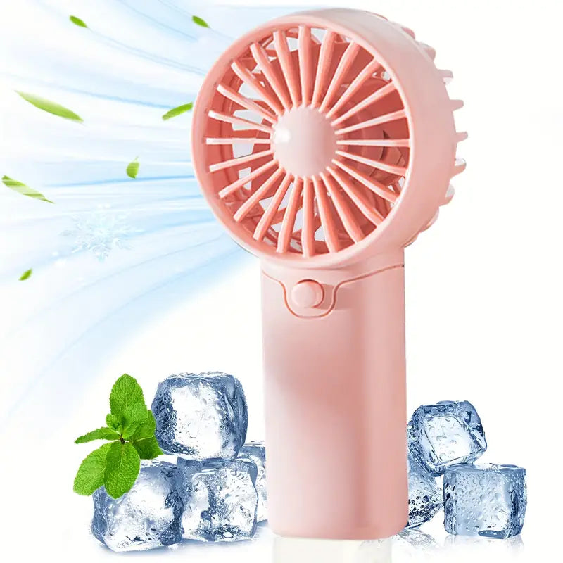 Portable Mini Fan Handheld Battery-Powered Cooling for Travel  Outdoors