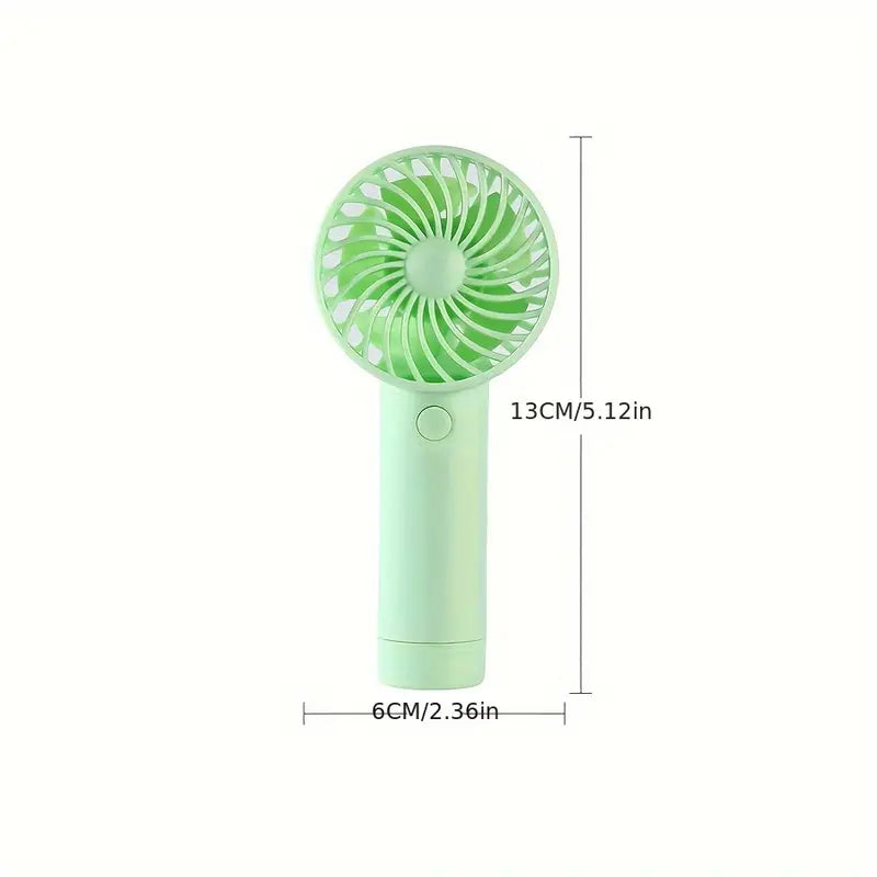Cute Mini Fan Portable Handheld Fan Lightweight Handy Fan Pocket Low Noise Small Electric Fan for Student Gift Outdoor Fan 2025