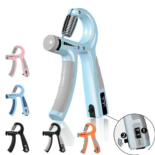 Automatic Hand Gripper with Counter – Adjustable Strength Trainer