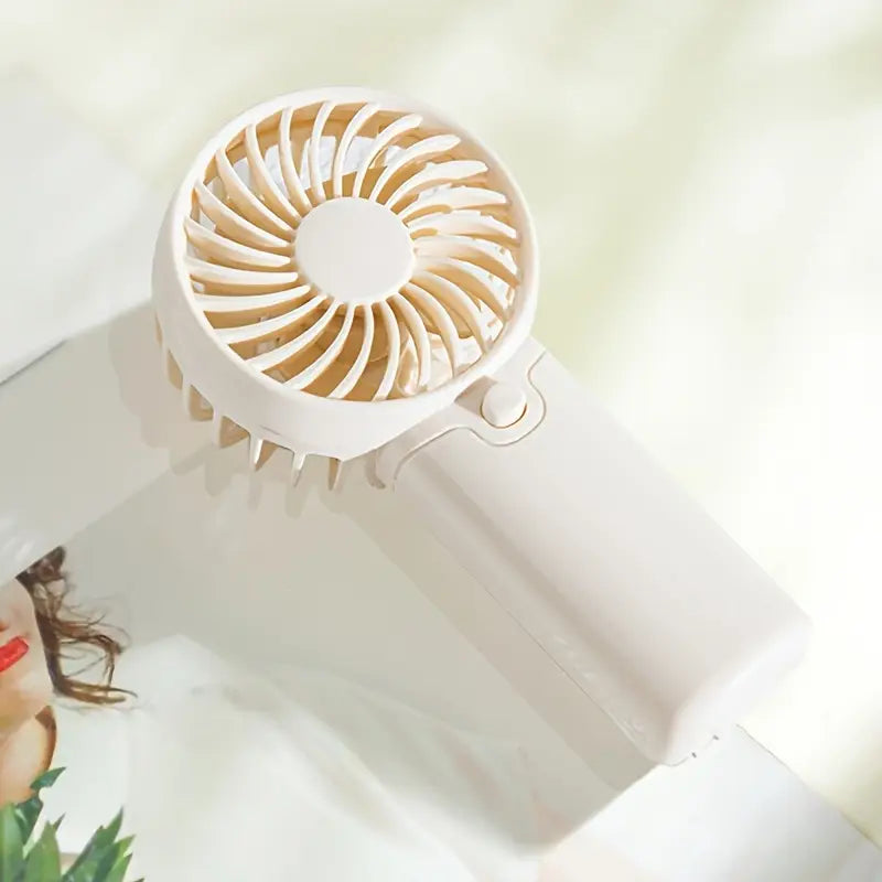 Portable Mini Fan Handheld Battery-Powered Cooling for Travel  Outdoors
