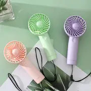 Cute Mini Fan Portable Handheld Fan Lightweight Handy Fan Pocket Low Noise Small Electric Fan for Student Gift Outdoor Fan 2025