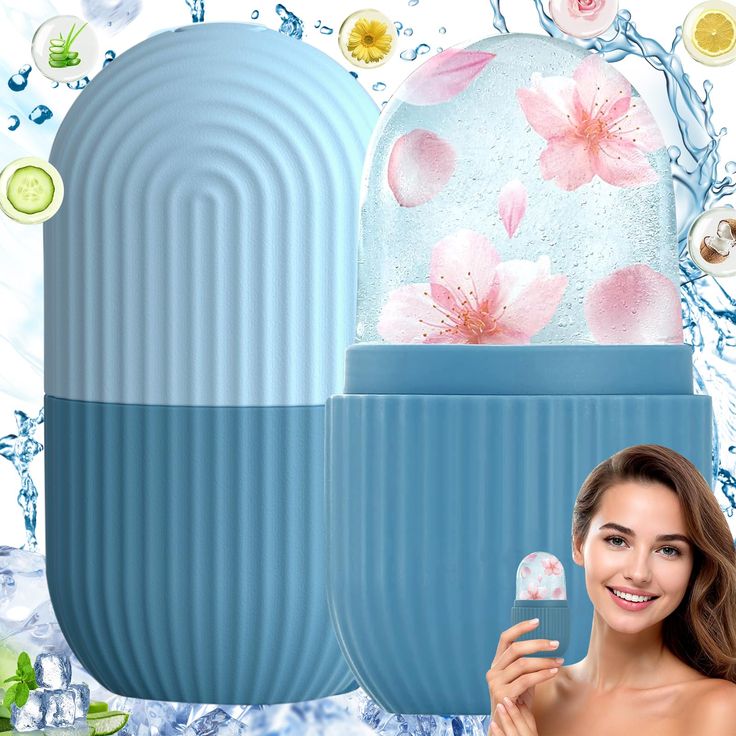 Ice Roller | Face Massager for Puffiness, Pores & Dark Circles