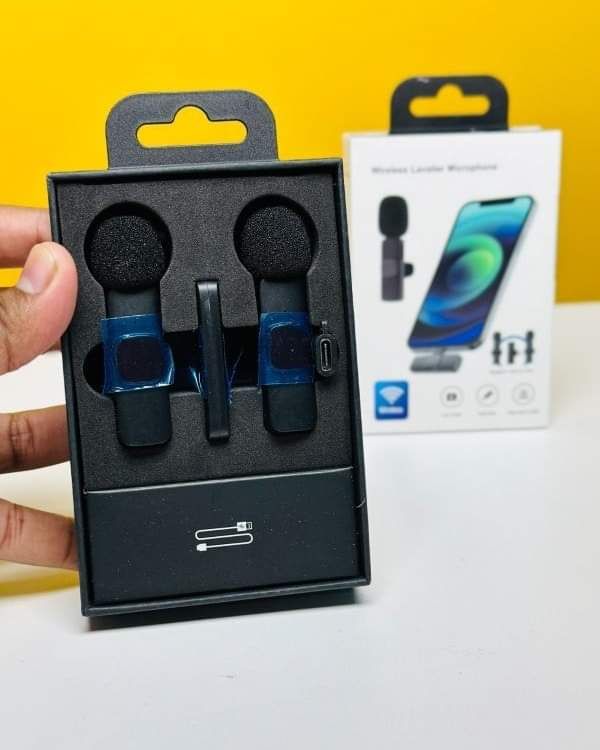 EchoMic Dual Wireless Microphone for Vlogging, Interviews, YouTube, Live Streaming & Podcasts (iOS Compatible)