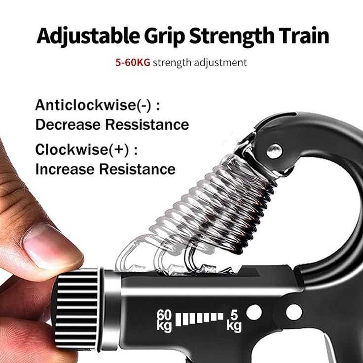 Automatic Hand Gripper with Counter – Adjustable Strength Trainer