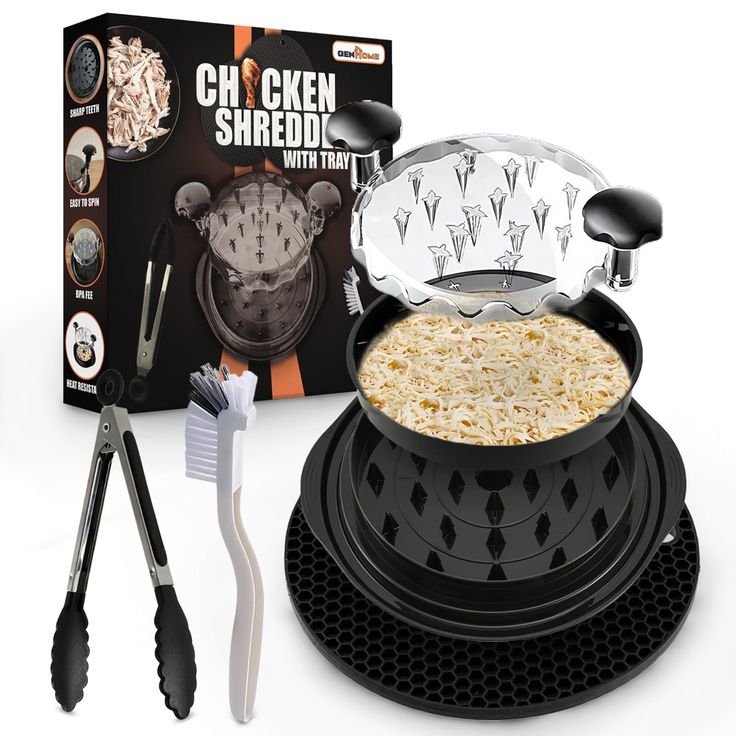 Kitchen Meat Shredder Tool – Manual Chicken Shredder for Pulled Pork, Beef, and BBQ – BPA-Free Plastic Shredding Tool
