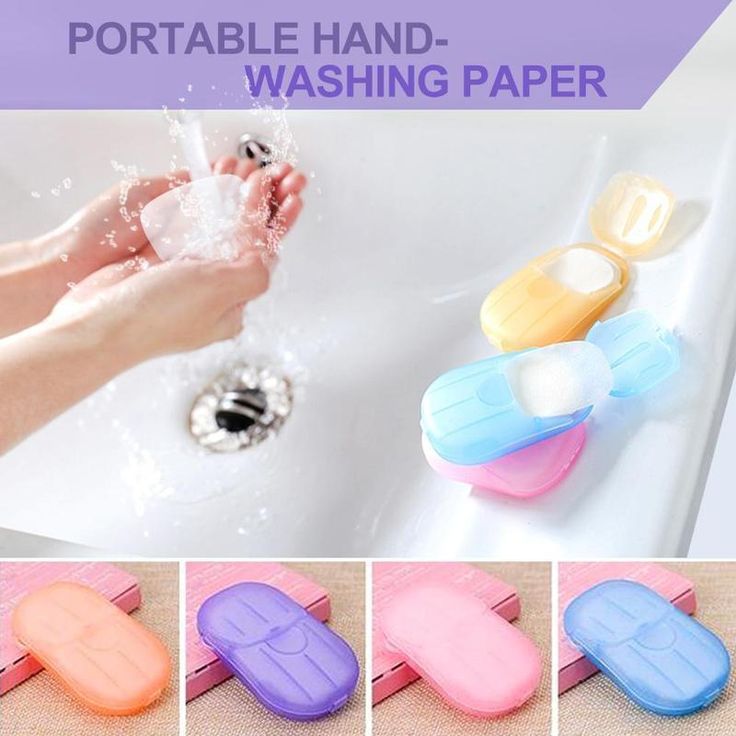 Portable Travel Soap Sheets – Pocket-Friendly Hygiene Pack 5pcs