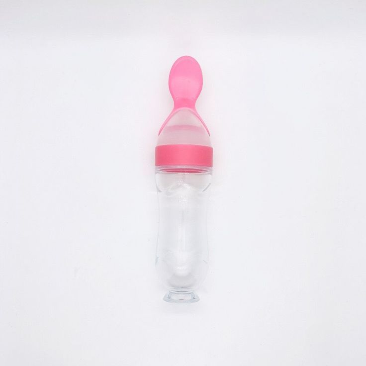 Baby Spoon Feeder Bottle | BPA-Free | Soft Silicone Feeding