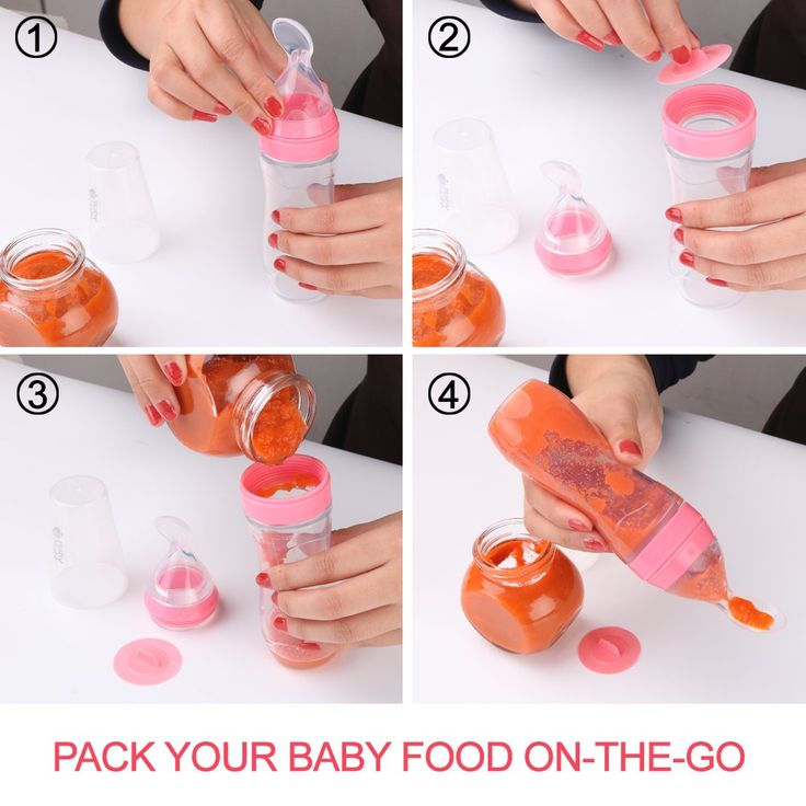 Baby Spoon Feeder Bottle | BPA-Free | Soft Silicone Feeding