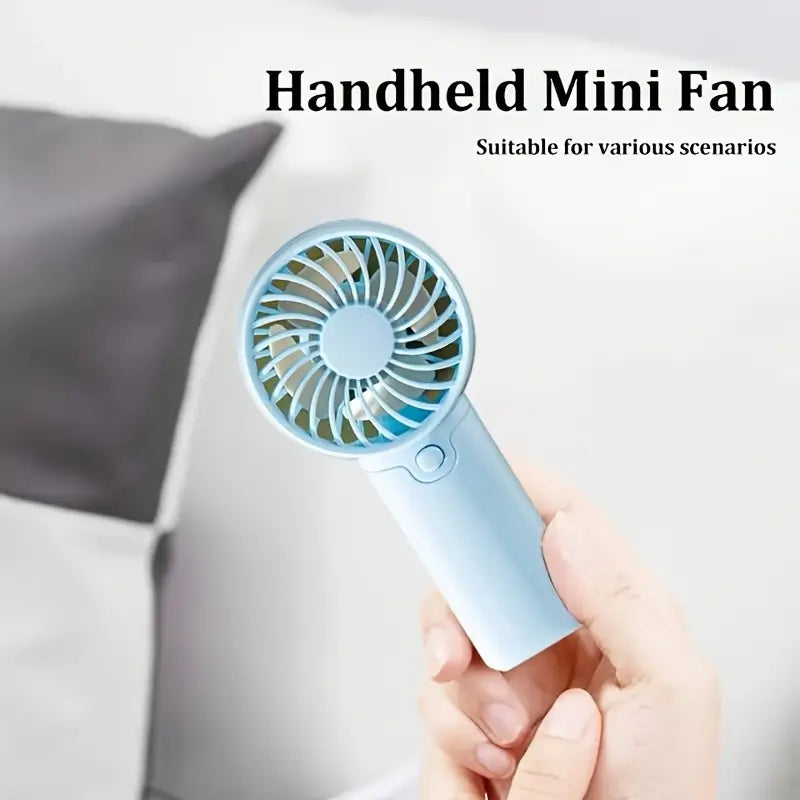 Portable Mini Fan Handheld Battery-Powered Cooling for Travel  Outdoors
