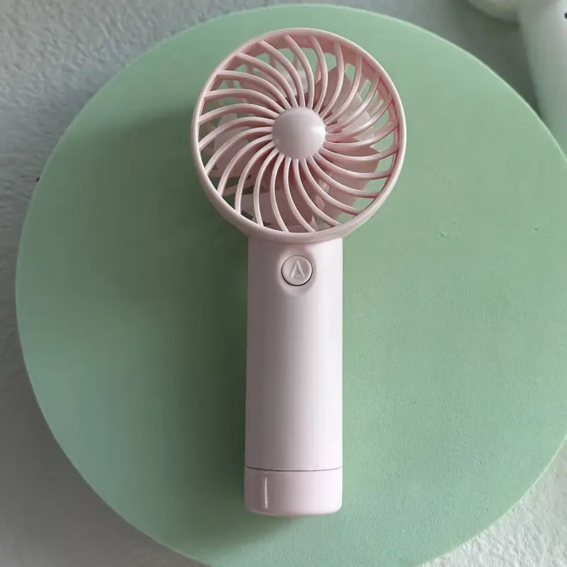Cute Mini Fan Portable Handheld Fan Lightweight Handy Fan Pocket Low Noise Small Electric Fan for Student Gift Outdoor Fan 2025